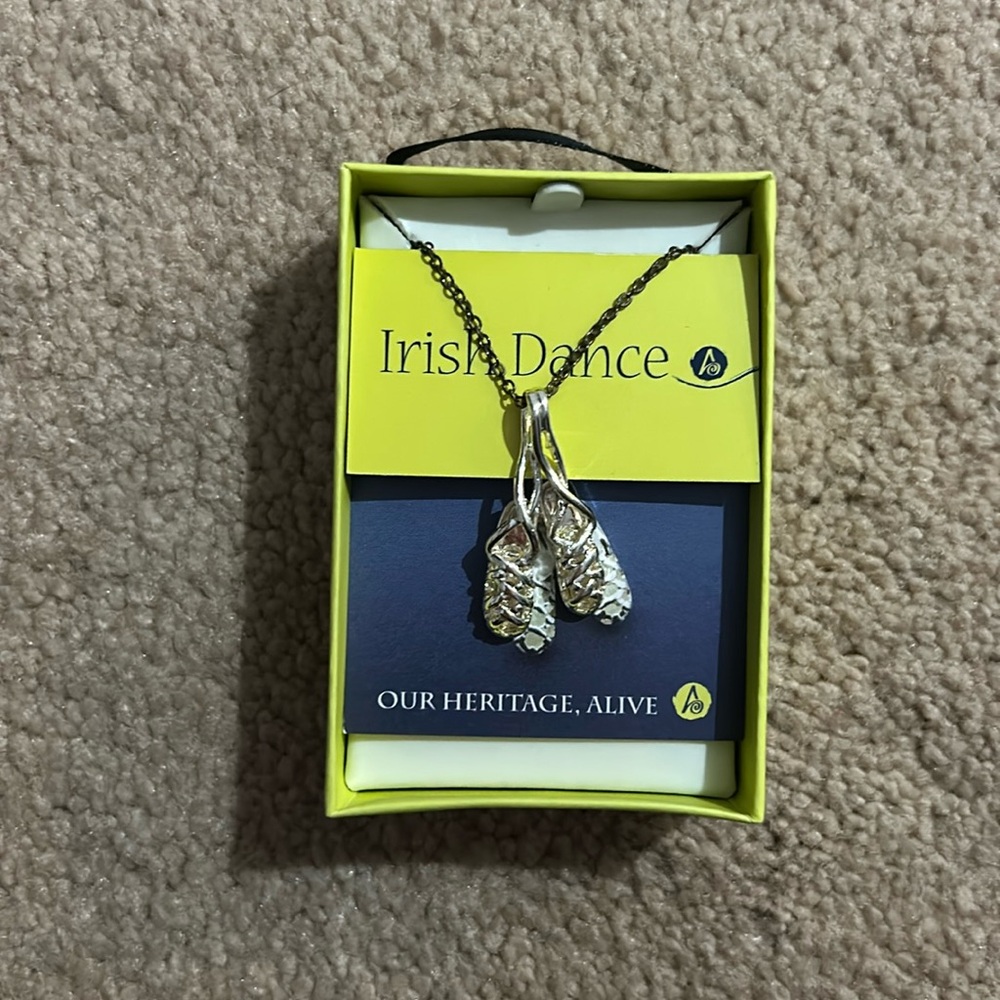 Irish Dance Shoes Necklace